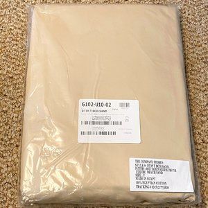 Twin Size (Sand) The Company Store Comforter Cover